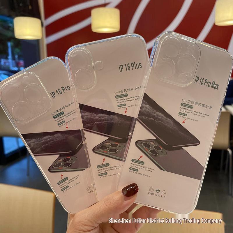

Apple iPhone 16 Pro Max Transparent Soft Silicone Case Apple XS Max