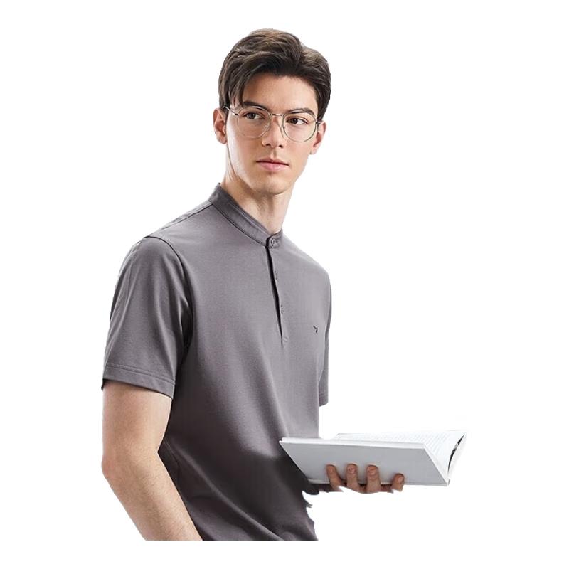 Мужская рубашка-поло с воротником-стойкой Septwolves M