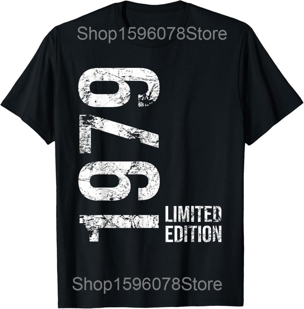 Vintage 46th Birthday 1979 46 Years Old T Shirts Men Women Cotton Humor Streetwear Tee Shirt Short Sleeve Unisex Loose Clothing