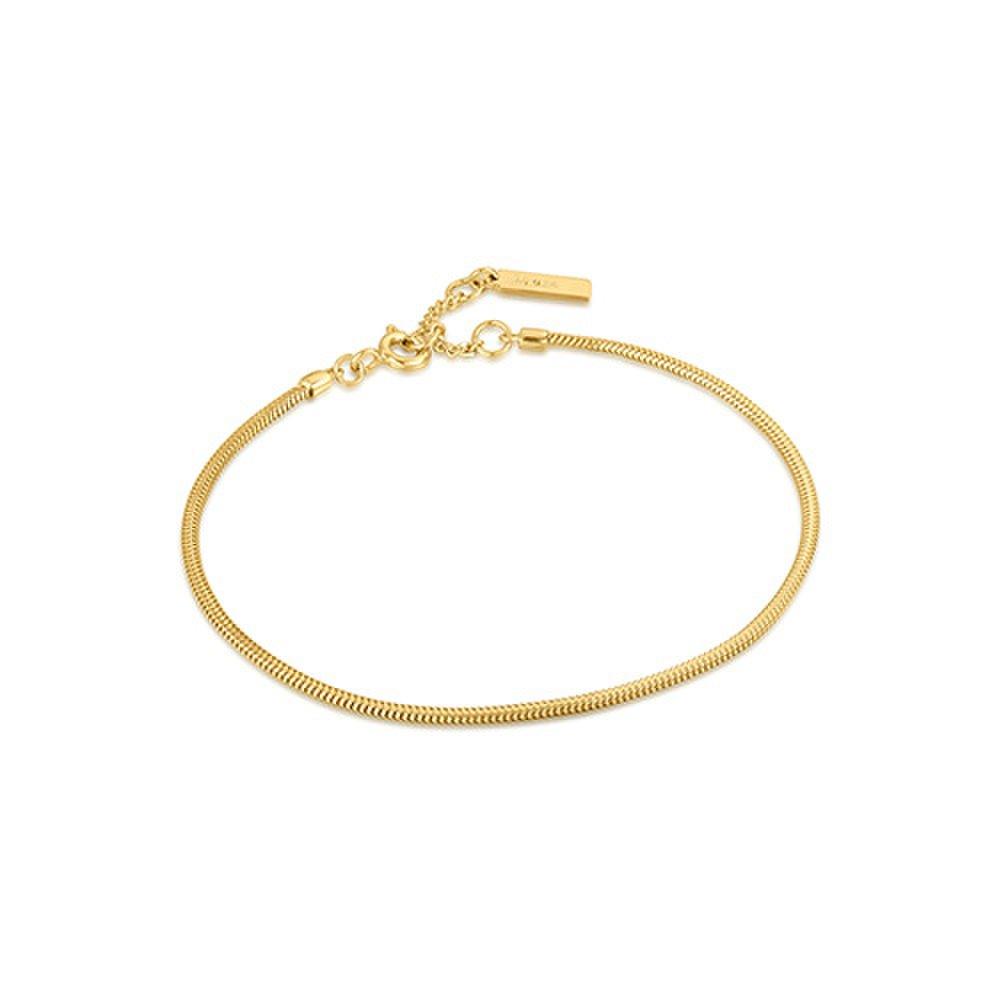 Smooth Snake 925 Silver Bracelet B038-02G