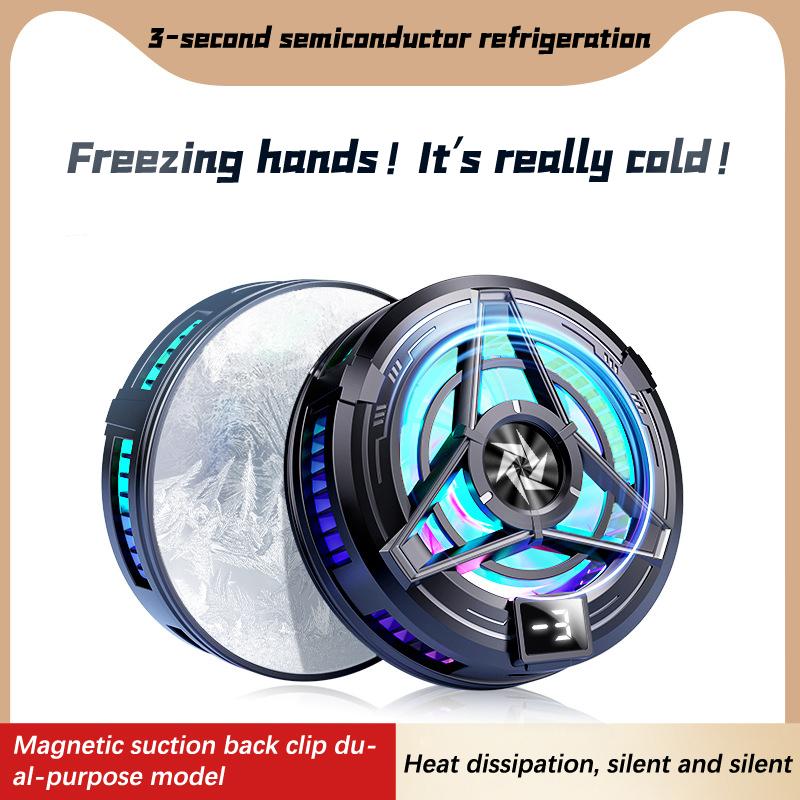 Magnetic Semiconductor Mobile Phone Radiator Sl17 Back Clip Cooling Suitable For Mobile Phone Tablet Radiator