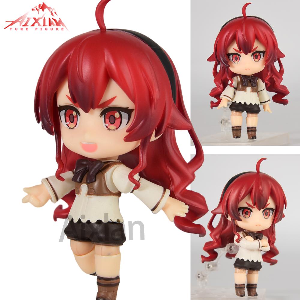 Aixlan#1567 Mushoku Tensei Figure Roxy Cute Edition 10CM Jobless Reincarnation PVC Action Figure Amine Collectible Figurine