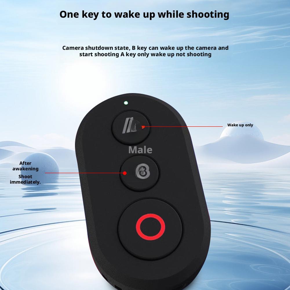 Action Camera Bluetooth Remote Control For Insta360 X4/X3/X2/G03S/G03/ACE PRO2/ACE PRO for Gopro 13/12/11/10/9/8