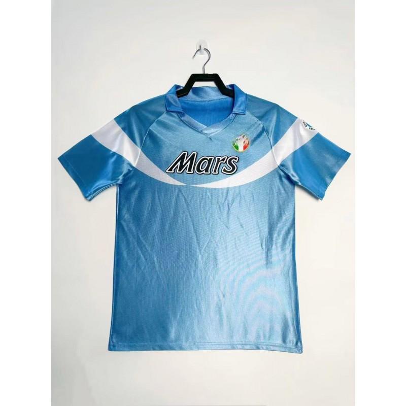 Vintage fotbalový dres Neapol Retro kolekce Vysoce kvalitní sběratelský sportovní dres