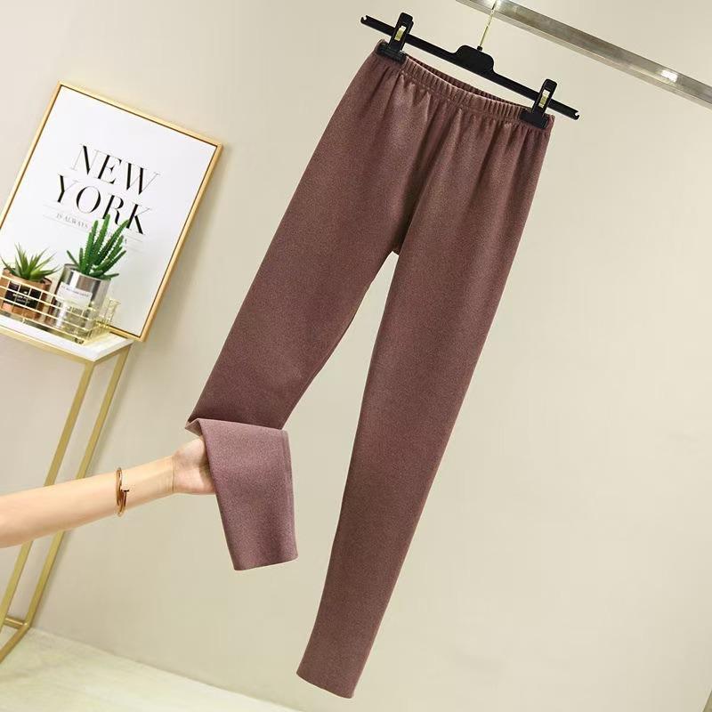 Double-sided German Long Johns for Women To Wear Warm, High Elastic, Tight and Seamless Heating Leggings In Autumn and Winter