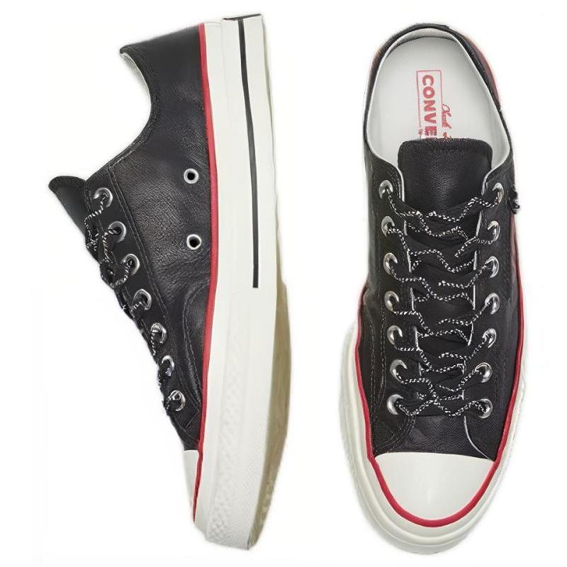 Converse 1970s Comfortable Low-Top Espadrilles Unisex Black, White and Red