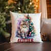 Christmas Cat Pillowcase Sofa Decoration Pillowcase Nordic Simple Modern Christmas Day