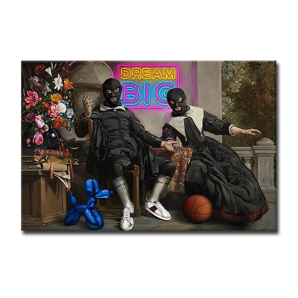 

Мечтайте о большой Бонни и Клайде, холст, постеры и принты, настенные художественные картины, картины для современного дома, украшения гостиной 21*30cm