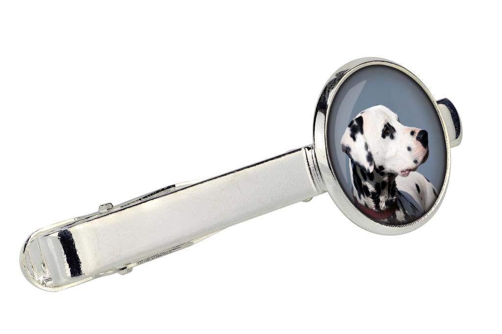 Dalmatian, Carriage Dog, Spotted Coach Dog - cufflinks and tie with your photo, a suit decoration, men's jewelry from the Art-Dog brand.