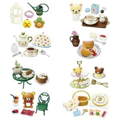 Rilakkuma Tea 1 Box H115 X W70 X D50mm Made of PVC and ABS Re-ment "British Time" Approx.