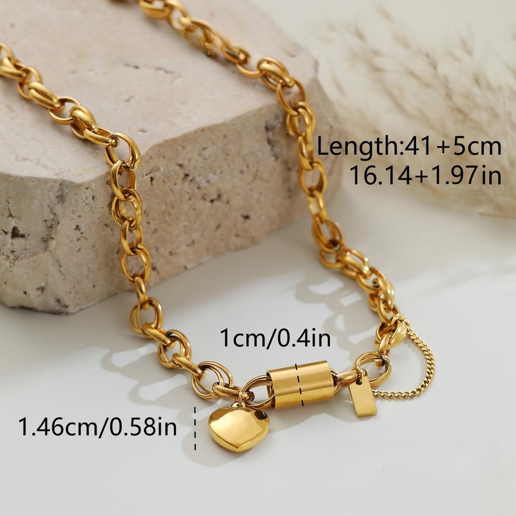 Fashion Love Pendant Chain Bracelet Personalized Niche European and American Hand Jewelry