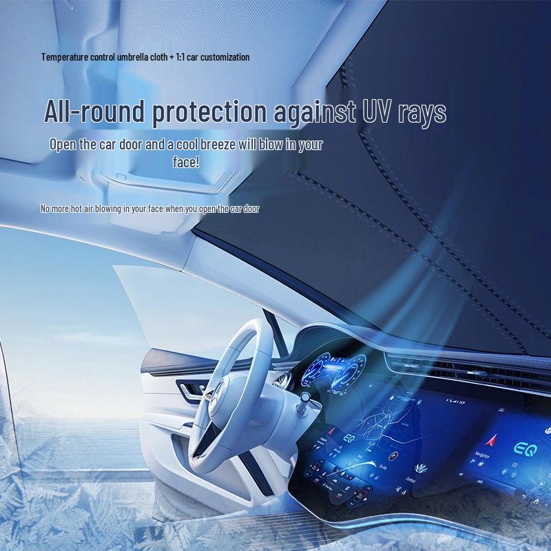 Xiaomi SU7 Car Interior Sunshade: Front Windshield Heat Insulation Sun Protection