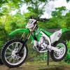 1:12 Liga Motocicletas Kawasaki KX450 Modelos Brinquedos Carros Diecast Roda Absorção de Choque Motocicleta de Montanha Presentes Dia das Crianças