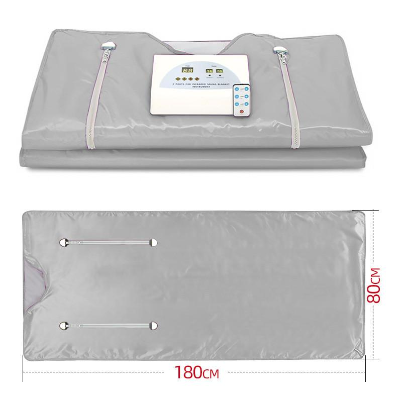 Far Infrared Detox Sweat Steaming Blanket Home Beauty Salon Sauna Device Boost Metabolism Detoxification Sauna Blanket