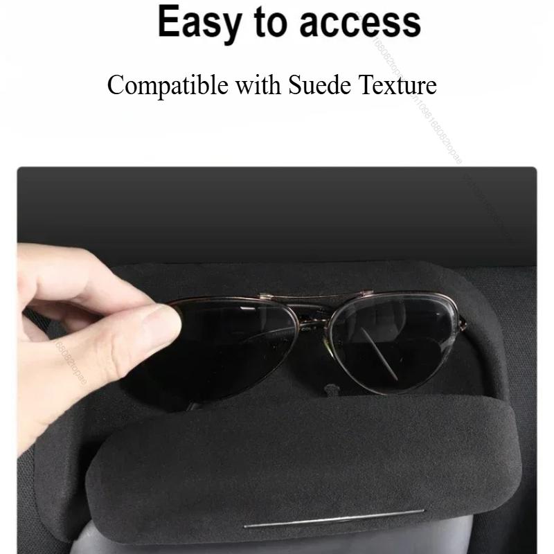 Per Xpeng G6 2025 2024 Scatola Portaocchiali per Auto Suede Custodia per Occhiali da Sole Tetto Apribile Portaoggetti per Occhiali Accessori Interni Auto