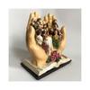 Letztes Abendmahl religiöse Dekoration für Zuhause und Garten, Miniaturskulptur für Innenräume