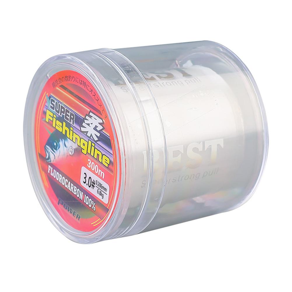 300M Fluorocarbon Fishing Line Strong Nylon String Clear Fishing Wire Trout Line Fishing Gear