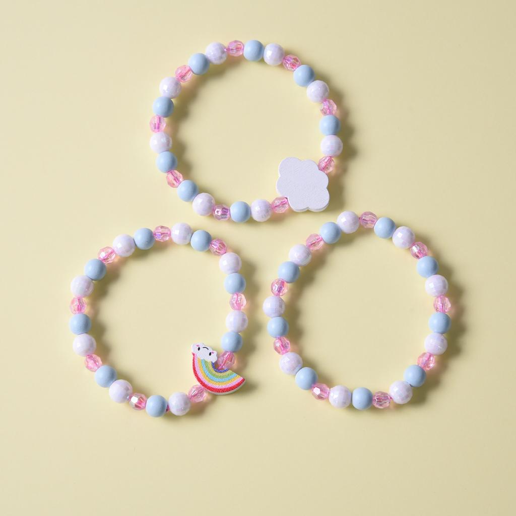 3pcs Cute Animal Flower Cartoon Flower Children's sweater bracelet for children gift cp2650