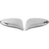 Car Accessories Fit for Toyota 4Runner 2014-2022 2023 2024 Side Door Mirror Cover Cap Decor Trim (Glossy Chrome Style) ABS 2 PCS