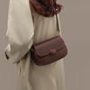 Bag Women's New Women's Bag Autumn and Winter Leather One Shoulder Crossbody Bag Premium Retro Saddle Bag