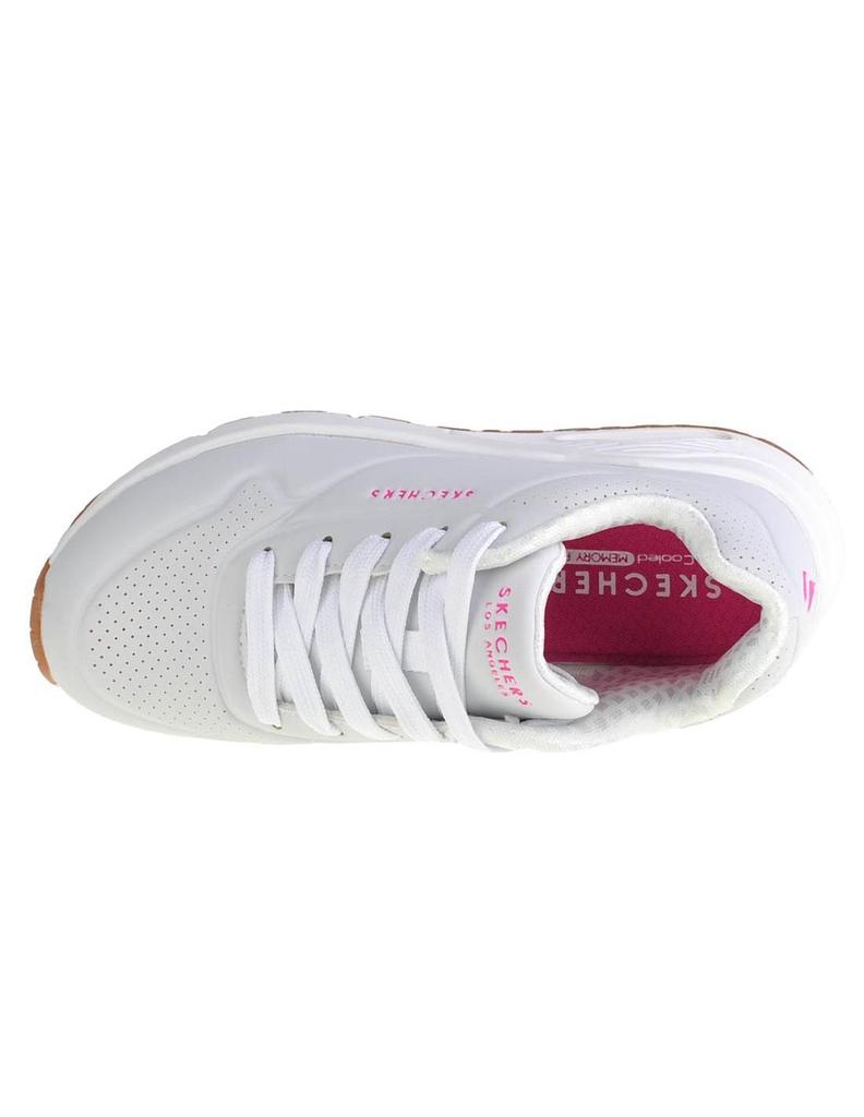 Sneakers Skechers White - Pink Junior