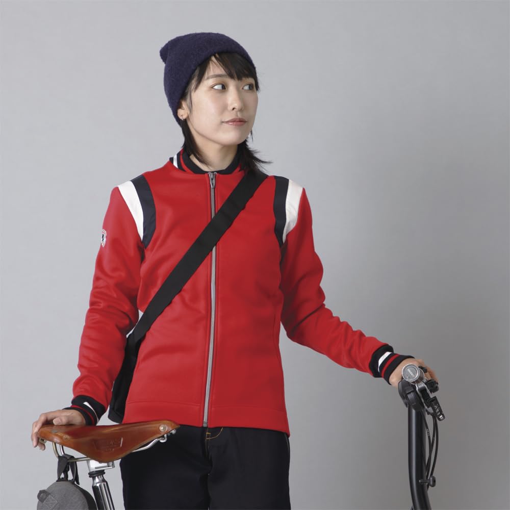 Kapelmuur Varsity for Cycling Made in Japan Jacket, Red, WL, Fall/Winter (5°C-15°C),