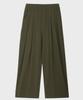Good Life Works Double-Pleat Wide Nylon Pants Khaki