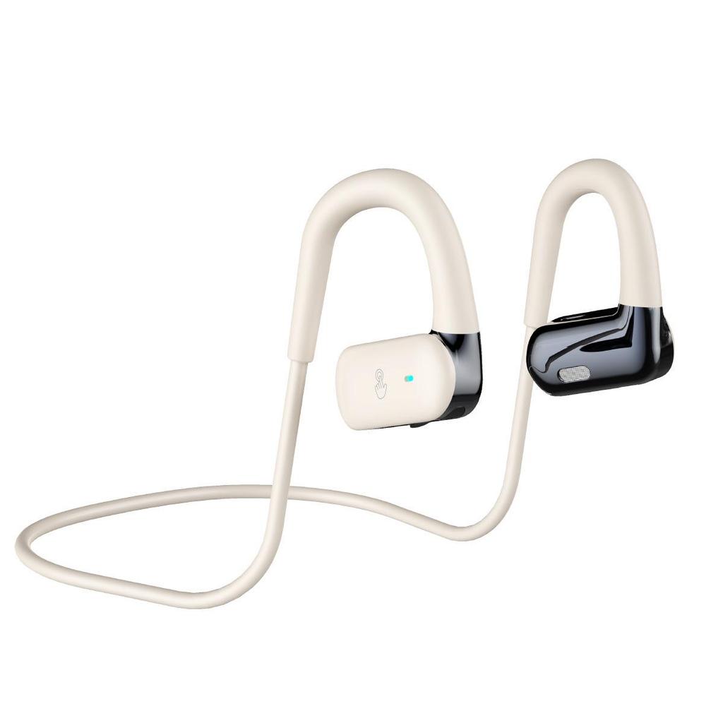 New Sports Bone Conduction Wireless Earphones: Neck-Hanging, Open-Ear, Long Battery Life, Noise-Cancelling Bluetooth.
