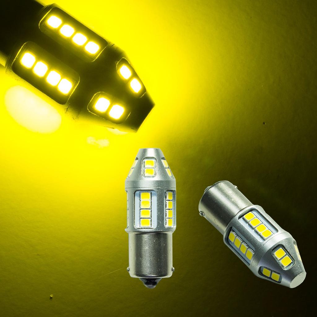 PA 1156 BA15S 30 SMD LEDs (Golden, Golden Yellow), Set of 2