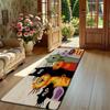 Adorable Cartoon Cat Family Carpet Welcome Mat Doormat Kitchen Rug Carpet for Live Room Bathroom Mat Rug for Bedroom Home