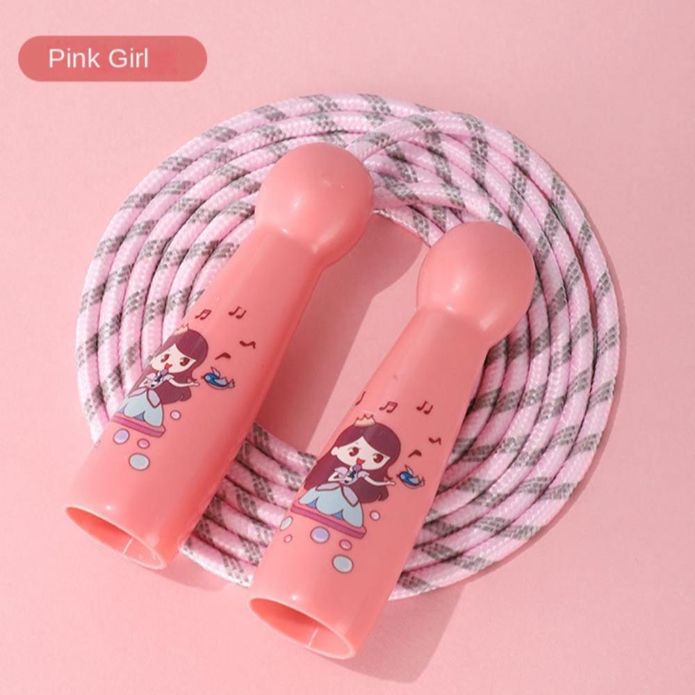 Exercise Jump Rope Cotton Rope Adjustable Jump Rope Cartoon Skipping Ropes  Outdoor