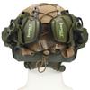Capacete Eletrônico para Tiro Esportivo com Headset Montado no Capacete para Caça Captação de Som Redução de Ruído Proteção Auditiva Headset Tático