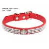 Collier pour animaux de compagnie à la mode ?Collier ras du cou réglable pour chien et chat avec strass intégrés