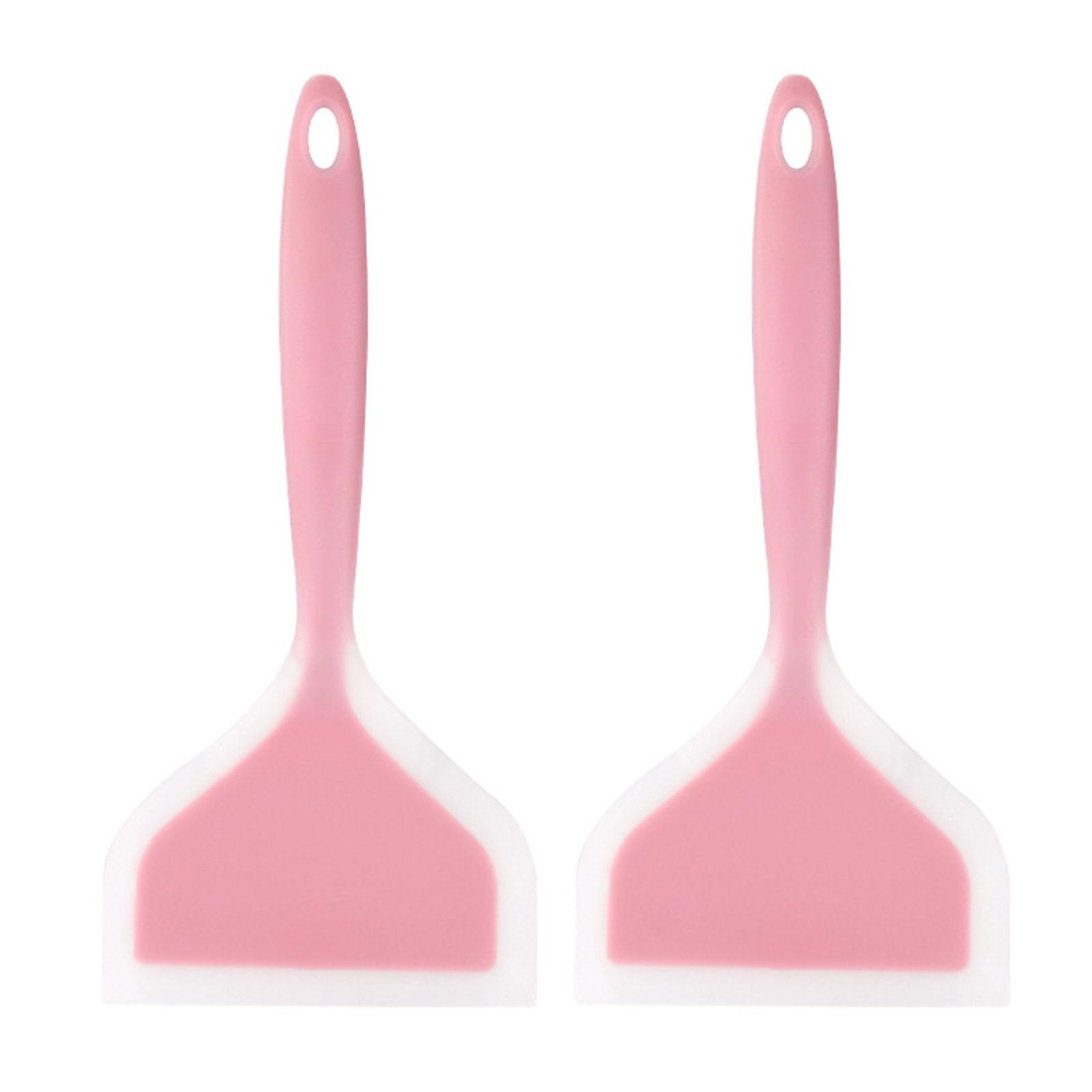 

Durable Silicone Turner with Wide Mouth Frying Spatula Perfect for Home Cooks and Healthy Cooking Enthusiasts 5