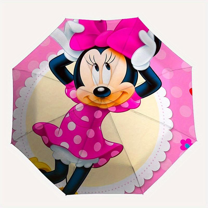 

Disney Minnie Mouse Manual Opening and Closing Umbrella - 8 Rib Reinforced Folding Design, Lightweight and Portable, Suitable for Daily Busi