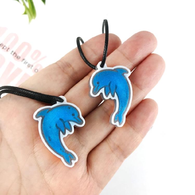 Dolphin Silicone Mold Pendant Resin Epoxy Mold for Casting Resin Keychain Mold