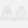 Felpa con cappuccio oversize unisex con stampa di lettere vestibilità ampia pullover casual autunno