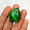 117 ct Pear Cabochon Shape Green Natural Cat'S Eye Loose Gemstone for Jewelry Making and Crafts