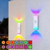 Intelligentes RGB-Verlaufs-Nachtlicht Magnetischer Bewegungssensor Wiederaufladbare Wandleuchte für Schlafzimmer Badezimmer Schrank Garten Heimdekoration