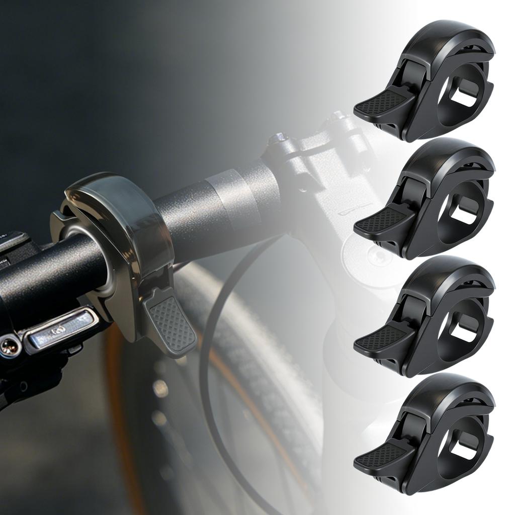 Mountain Bike Bell Invisible Design Aluminum Alloy Material Compact Durable Bicycle Handlebar Bell for Safety Alert