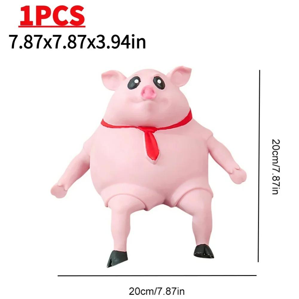 Cute Squeeze Pink Pig Toy Stress Relief Toy Decompression Soft Sensory Slow Rebound Pink Animals Vent Toys Gifts for Girls Boys