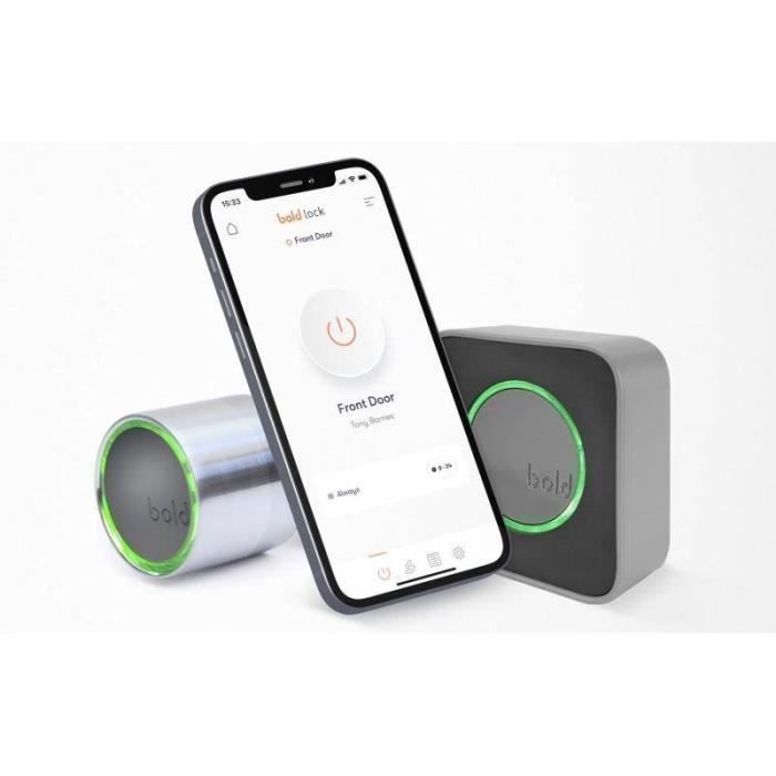 Pack comprenant le cylindre connecté bold et sa passerelle internet bold connect. pour cylindre avec dimension intérieure de 35 mm