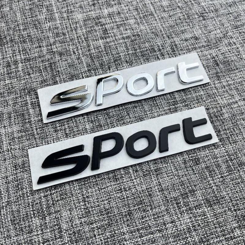 Suitable sporty english label hyundai restoration sportystylish fender upgrade metal rear tail label
