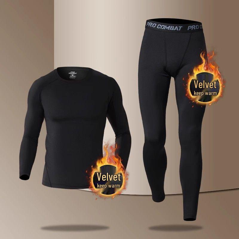Men's Winter High-Stretch Training Pants - Warm, Quick-Drying Yoga & Running Tights for Autumn/Winter