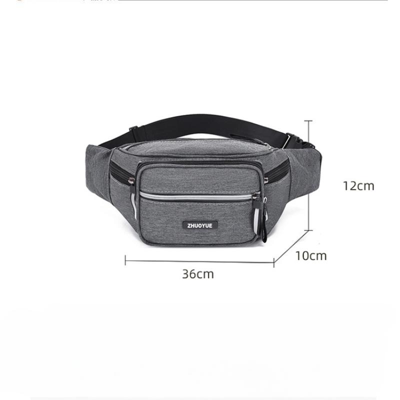 Nuevo Estilo, Riñonera, Para Hombre, Gran Capacidad, Casual Deportivo Viaje, Bandolera, Moda Coreana, Mochila Cruzada, Bolso de Hombro Multiusos