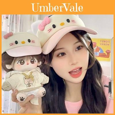 Hellokitty Sun Protection Hat With Wide Brim For Girls Summer Sunshade Cap