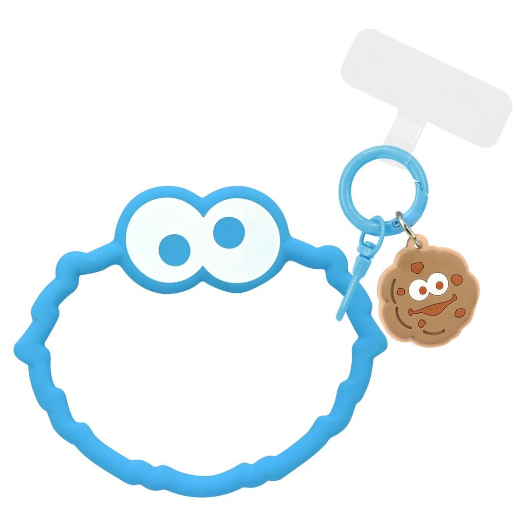 Gourmandies Sesame Street Multi-Ring Plus Silicone Bracelet Cookie Monster SSM-130B