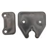 Front Sun Visor Clips High Strength Sun Visor Fastener Clamp Kit Replacement for Dodge Ram 1500 2019‑2022