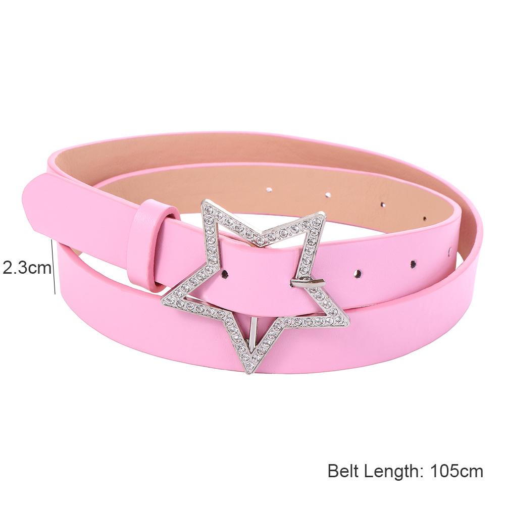 Waist Belt Five Pointed Star Star Buckle Belt Corset Belt Women Waist Belt Adjustable Waistband