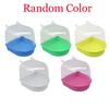 Pet Supplies Birds Toys Round Bath Shower Box Parrot Bathtub Hanging Cage Bird Cage Accessories